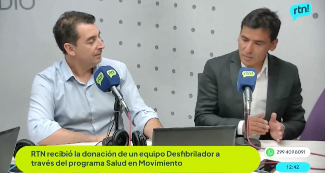 DONACIÓN DE DEA Y PARTICIPACIÓN EN LA TV