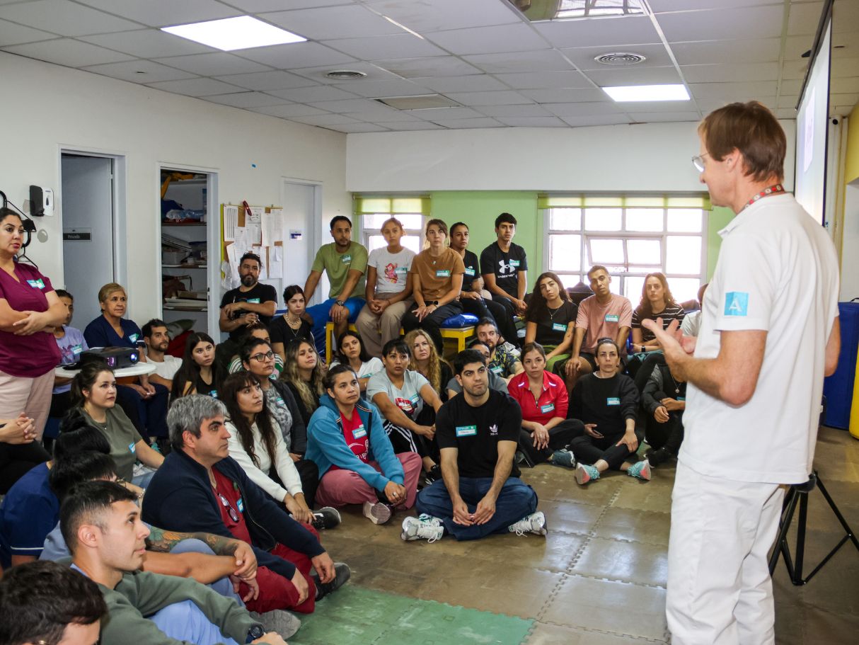 Jornada de capacitación en el Centro de Fisiatría y Rehabilitación Madre Teresa