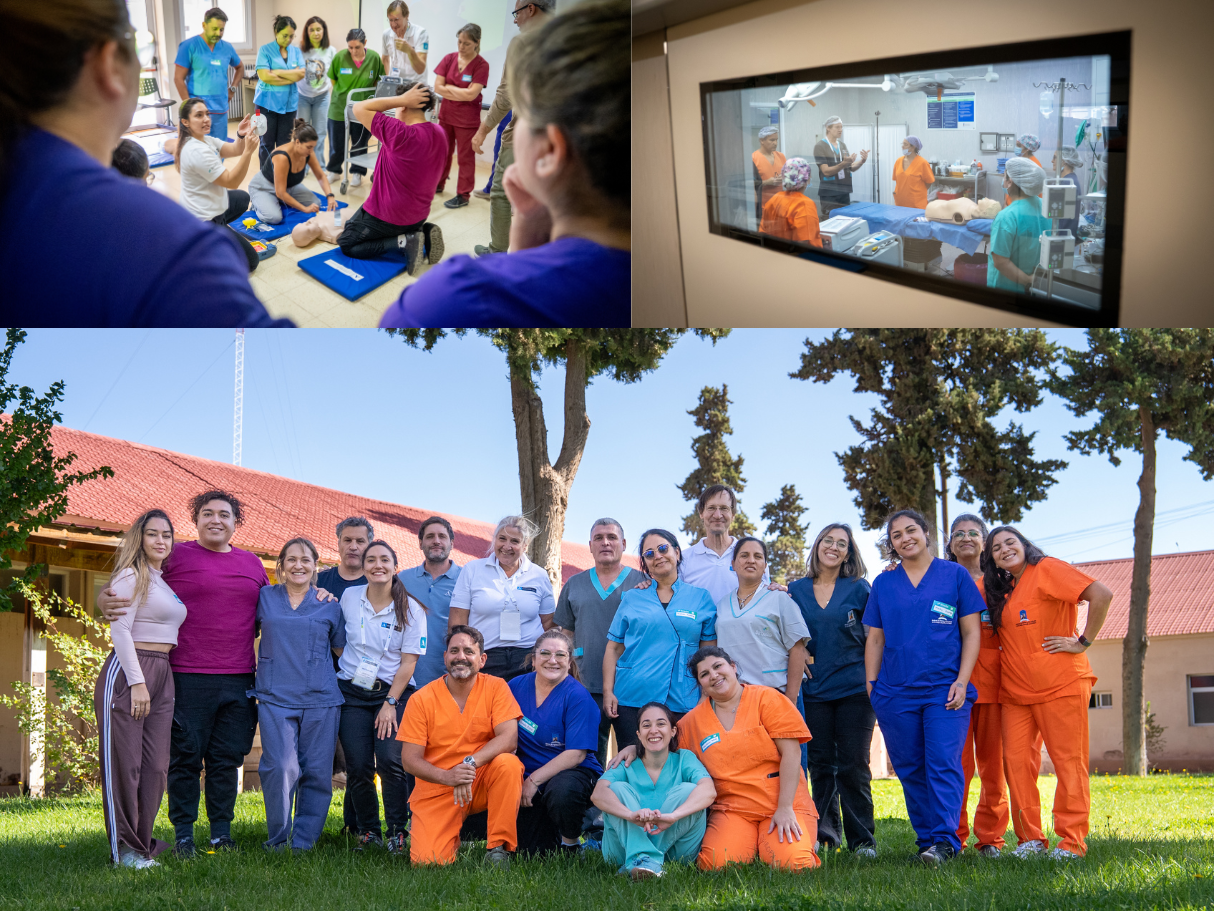 Jornada de simulación interprofesional junto al Sanatorio Plaza Hiuncul y Hospital Cutral Có